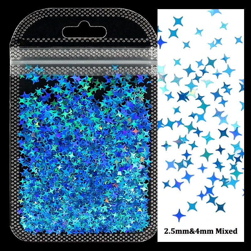 Holographic Nail Glitter Flakes