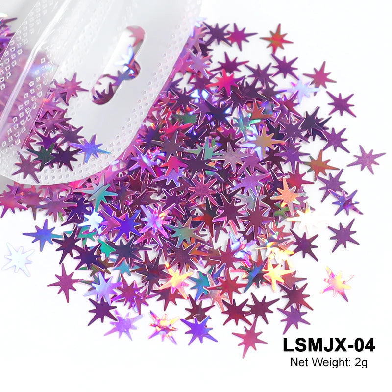 Holographic Nail Glitter Flakes