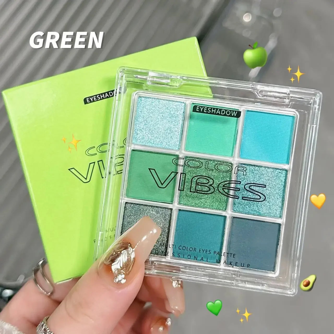 Nine Color Smokey Eyeshadow Palette