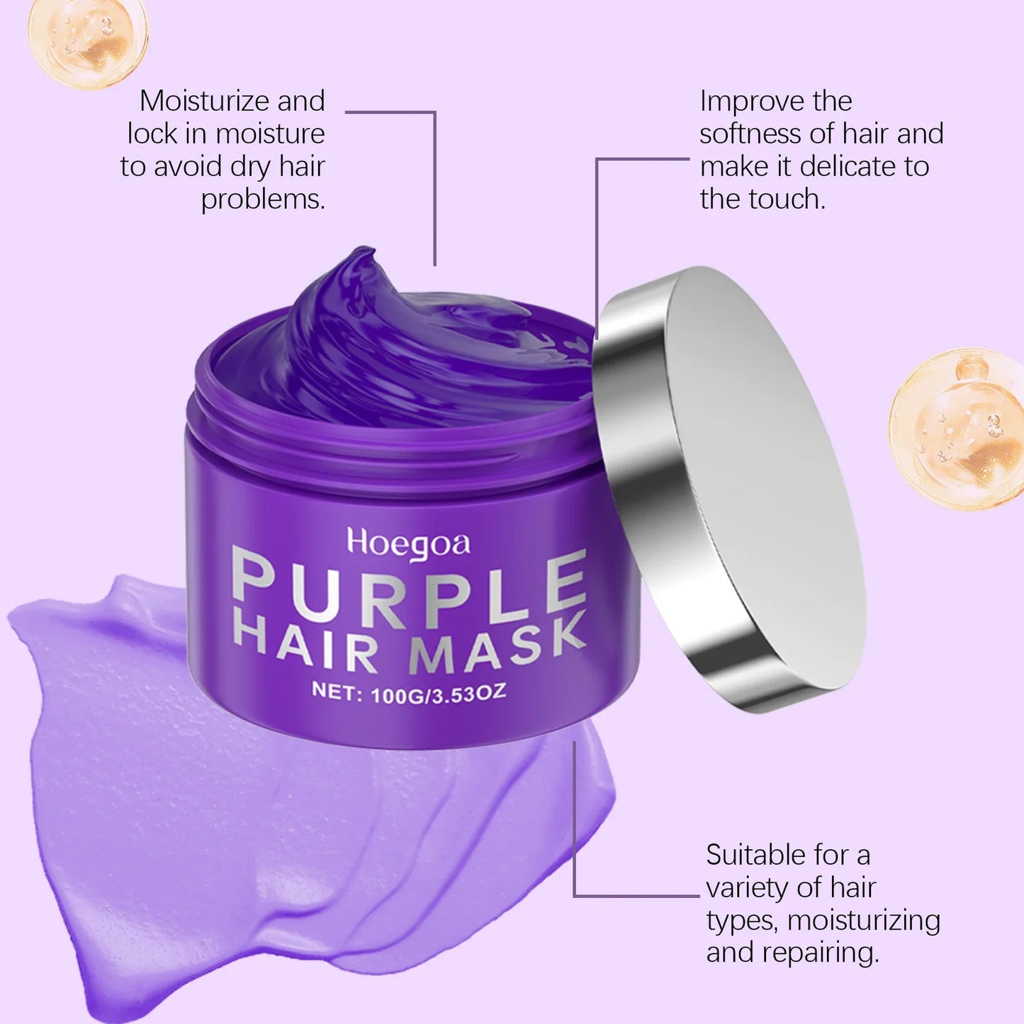 Purple Keratin Repair Mask