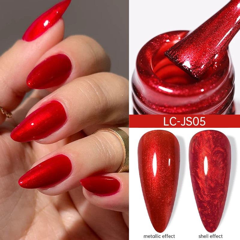 LILYCUTE 7ML Thermal Gel Nail Polish Ultra-thin Temperature Color Changing Gel Polish Semi Permanent UV Gel Nail Art Gel Varnish