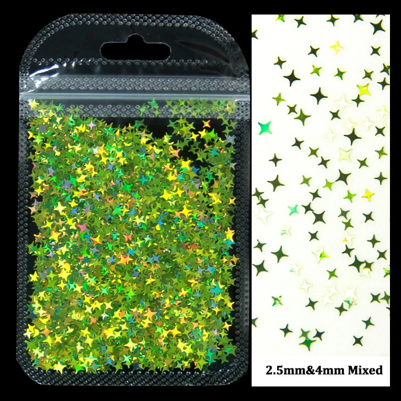 Holographic Nail Glitter Flakes