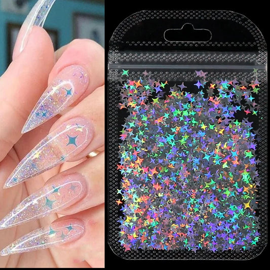 Holographic Nail Glitter Flakes