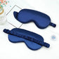 Silk Sleep Mask Soft Eye Masks 100% Blackout Adjustable Strap Zero Eye Pressure Blindfold for Uninterrupted Rest
