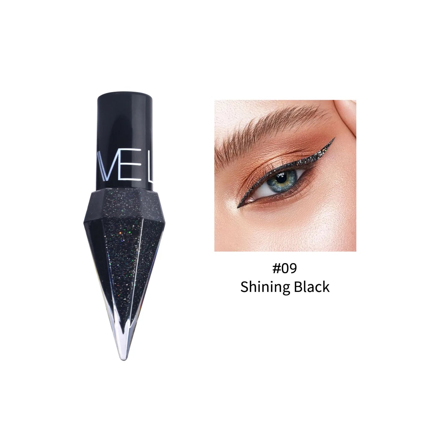 Diamond-Shimmer Quick-Dry Liquid Eyeliner