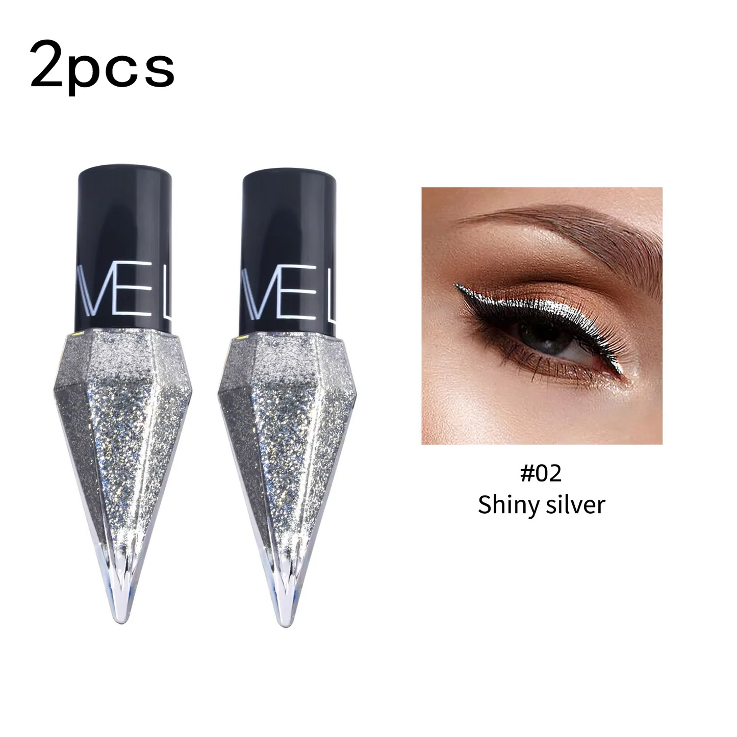 Diamond-Shimmer Quick-Dry Liquid Eyeliner