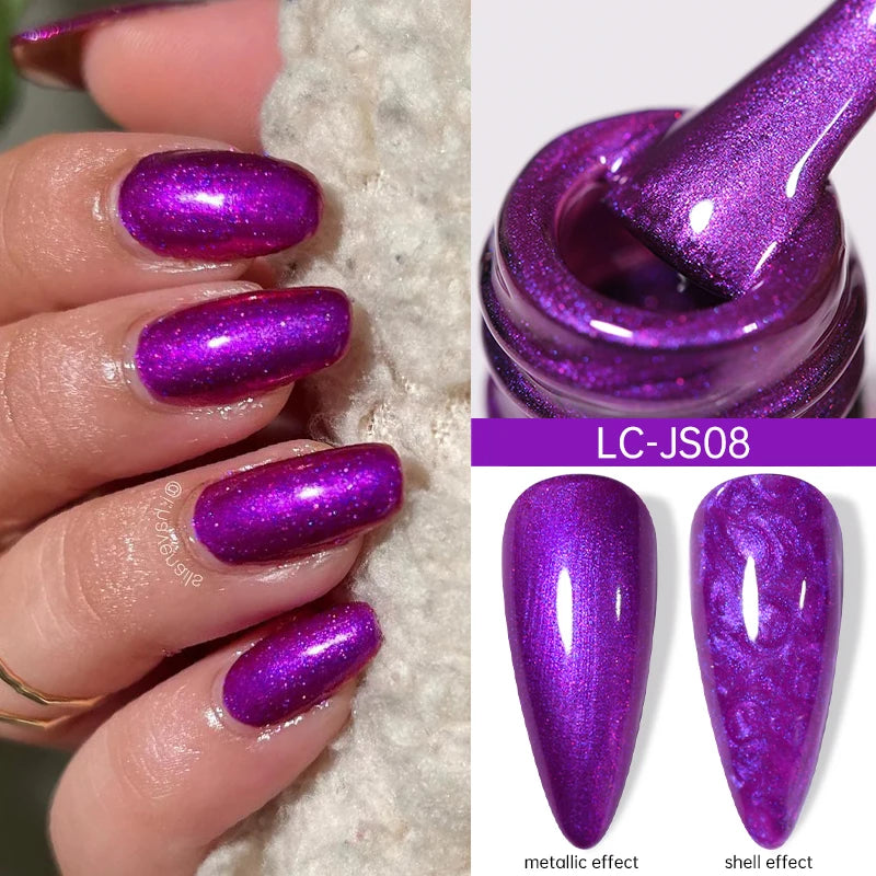 LILYCUTE 7ML Thermal Gel Nail Polish Ultra-thin Temperature Color Changing Gel Polish Semi Permanent UV Gel Nail Art Gel Varnish