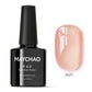 MAYCHAO Transparent Jelly Gel Nail Polish SemiPermanent Polish Soak Off UV LED Gel Art Nail Varnish Nude Collection 7.3ml DIY