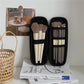 Double Zipper Makeup Brush Case
