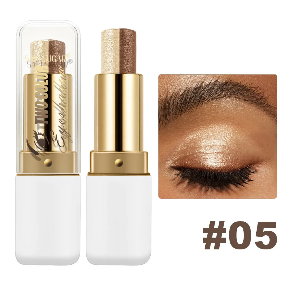 Dual-Color Shimmer Eyeshadow Stick