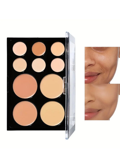 Ten-Shade Full-Coverage Concealer Palette