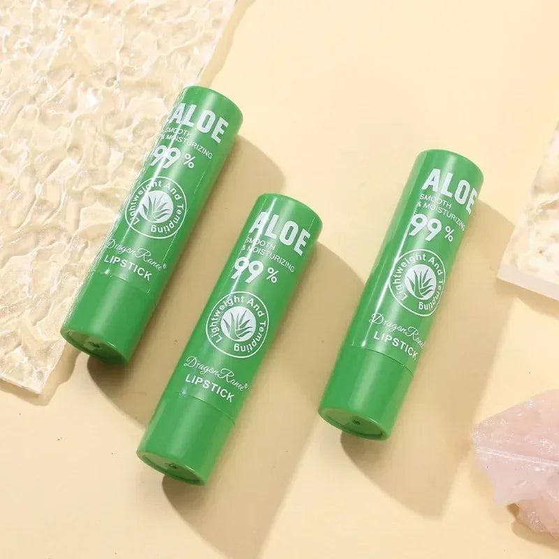 Aloe Lipstick Color-changing Lip Balm Lithesome Moisturizing Hydrating Watery Lip Stick Aloe Fruit Lipsticks UNISEX Lips Care