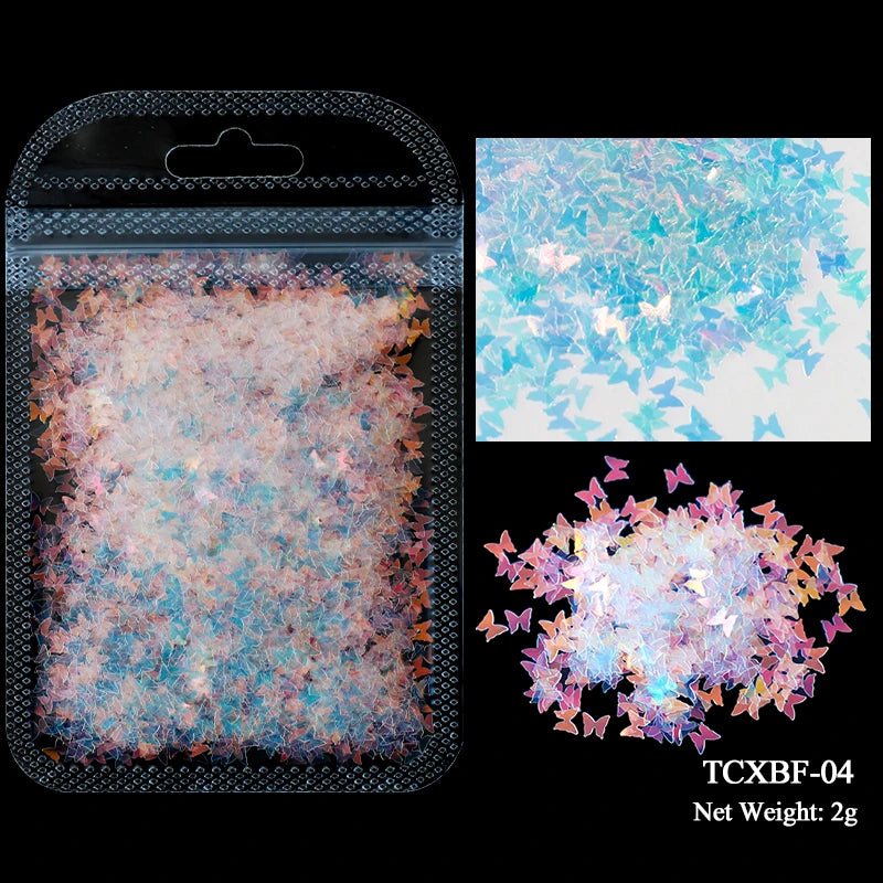 Holographic Nail Glitter Flakes