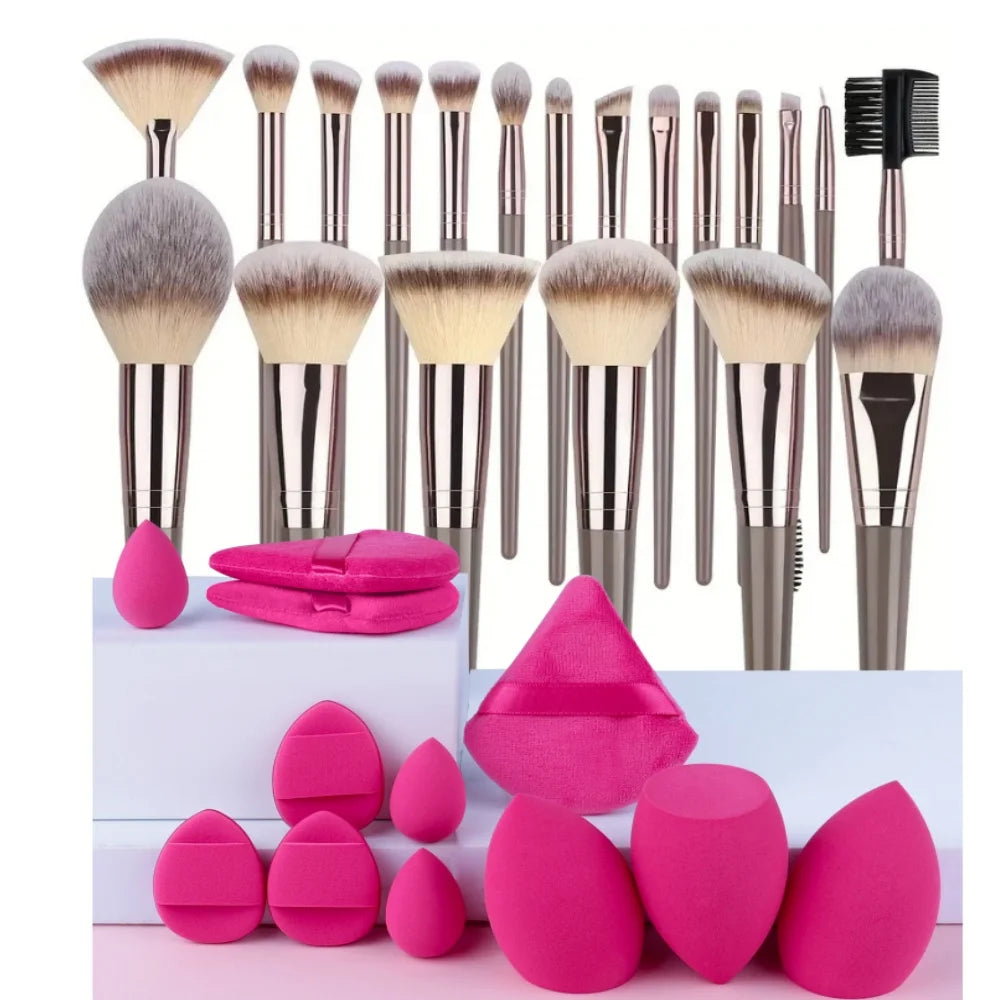 Fluffy Multi Piece Brushes