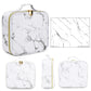 Marble Waterproof PU Cosmetic Storage Bag Professional Makeup Handbag Travel Makeup Desktop Organizer Toiletry Makeup Bag