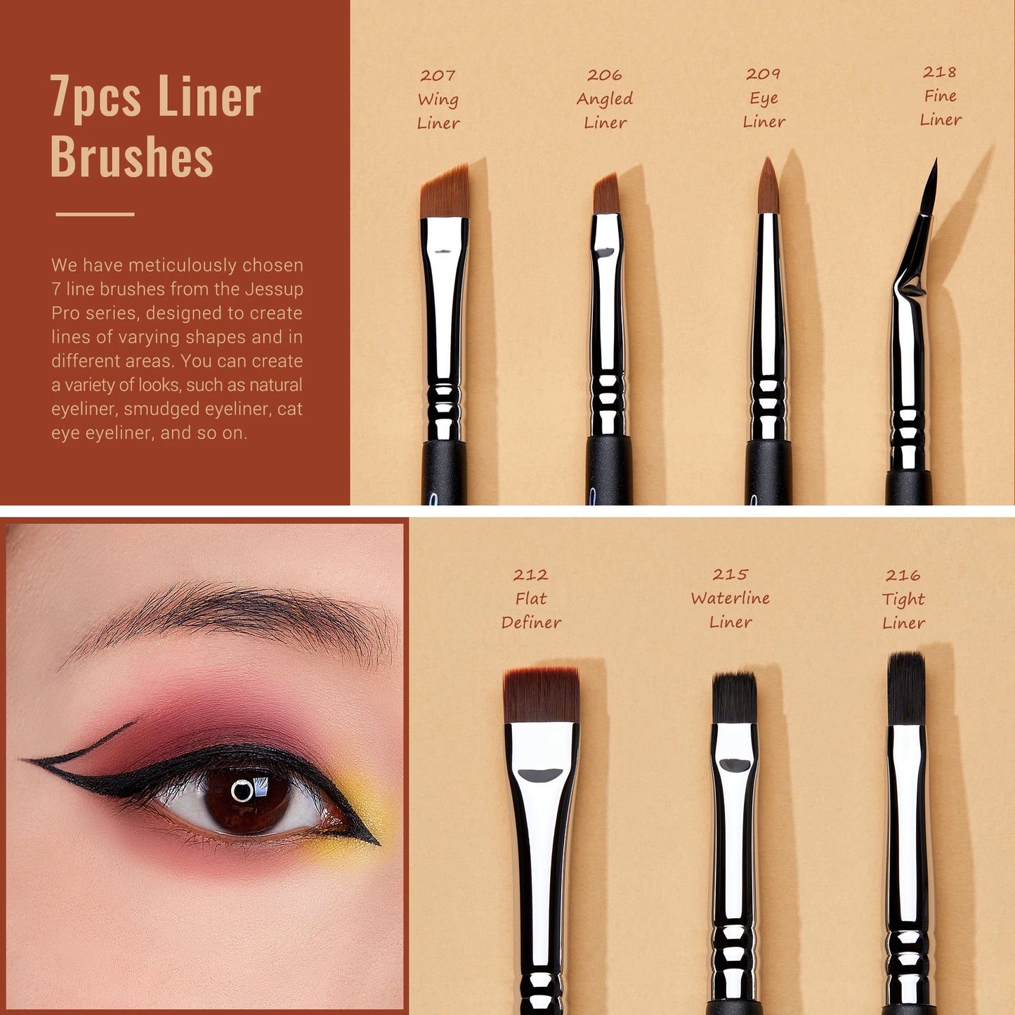 Jessup Eye Brush Collection